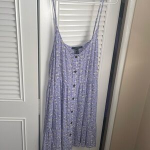 Lavender ditzy floral dress